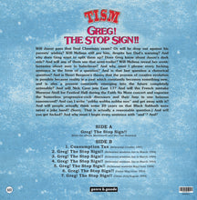 Load image into Gallery viewer, TISM - GREG! THE STOP SIGN!! - COLOURED VINYL 12&quot; EP
