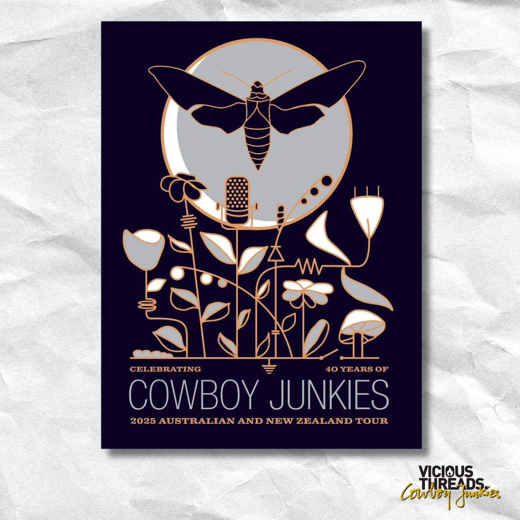 Cowboy Junkies A2 Silk Screen Poster