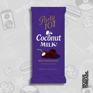 PARTY 101 CHOCOLATE DIE CUT STICKER