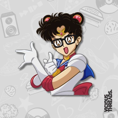 PARTY 101 SAILOR MOON DIE CUT STICKER