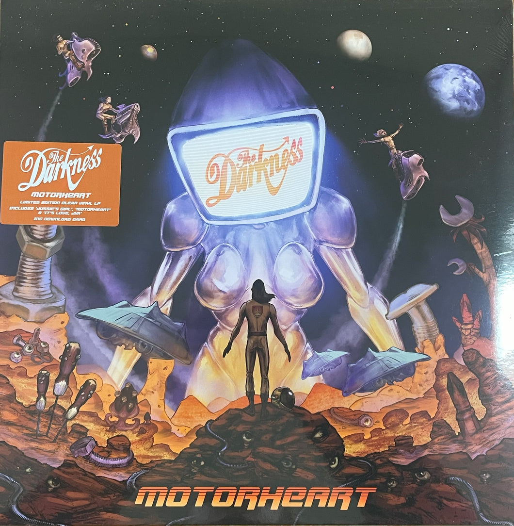 THE DARKNESS - MOTORHEART - CLEAR VINYL