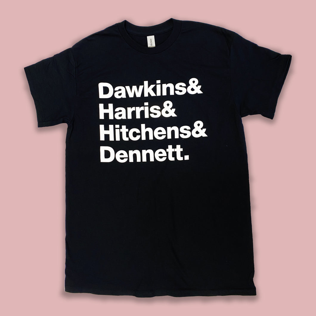 DAWKINS & HARRIS & HITCHENS & DENNETT T-SHIRT