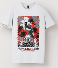 Load image into Gallery viewer, Crystal Lake white 2026 Australia tour t-shirt
