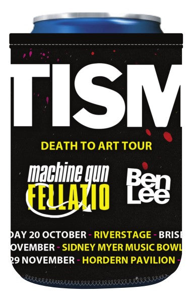 TISM - DEATH TO ART - STUBBY HOLDER