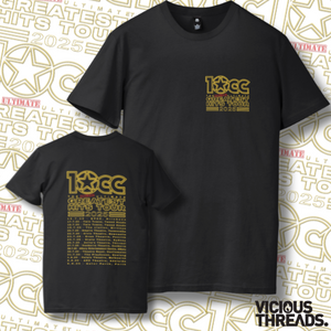 10CC Ultimate Greatest hits Tour T-Shirt (2025)