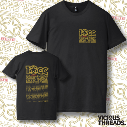 10CC Ultimate Greatest hits Tour T-Shirt (2025)