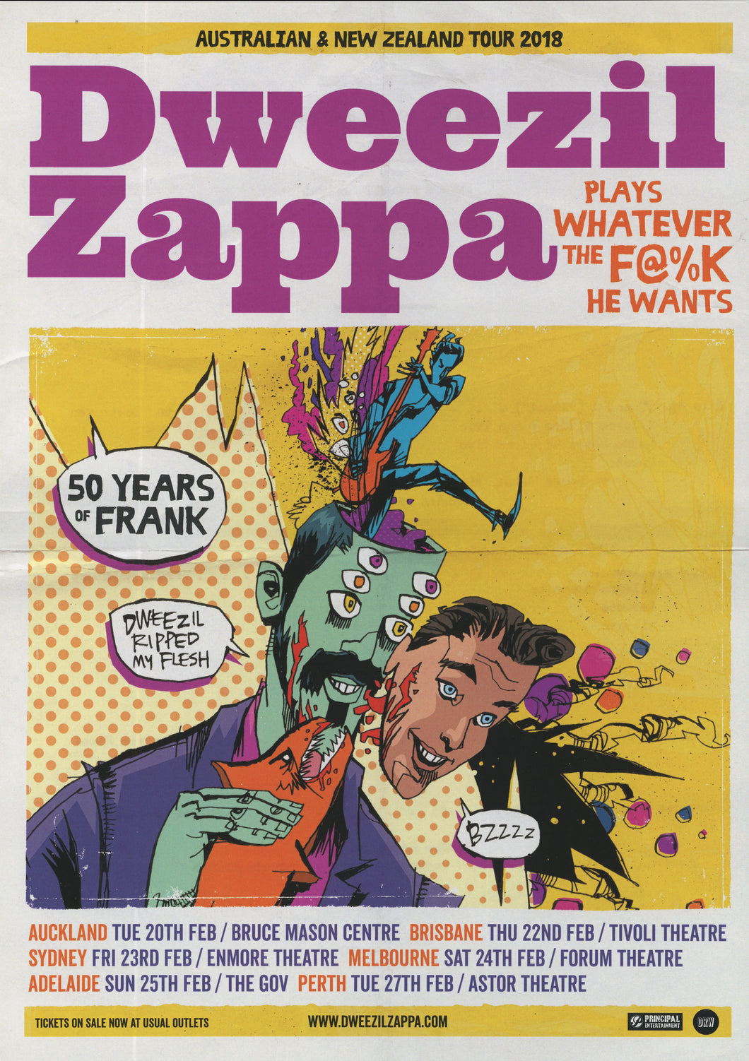 Dweezil Zappa Poster 2018