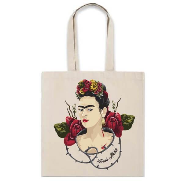 Frida Kahlo AS Colour Tote Bag (Cream)