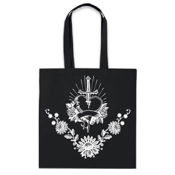 Frida Kahlo AS Colour Tote Bag (Black)