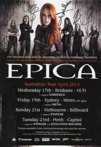 Epica Signed Poster 2013