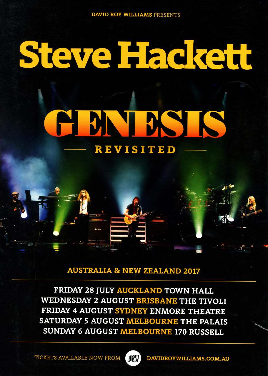 Steve Hackett Poster 2017